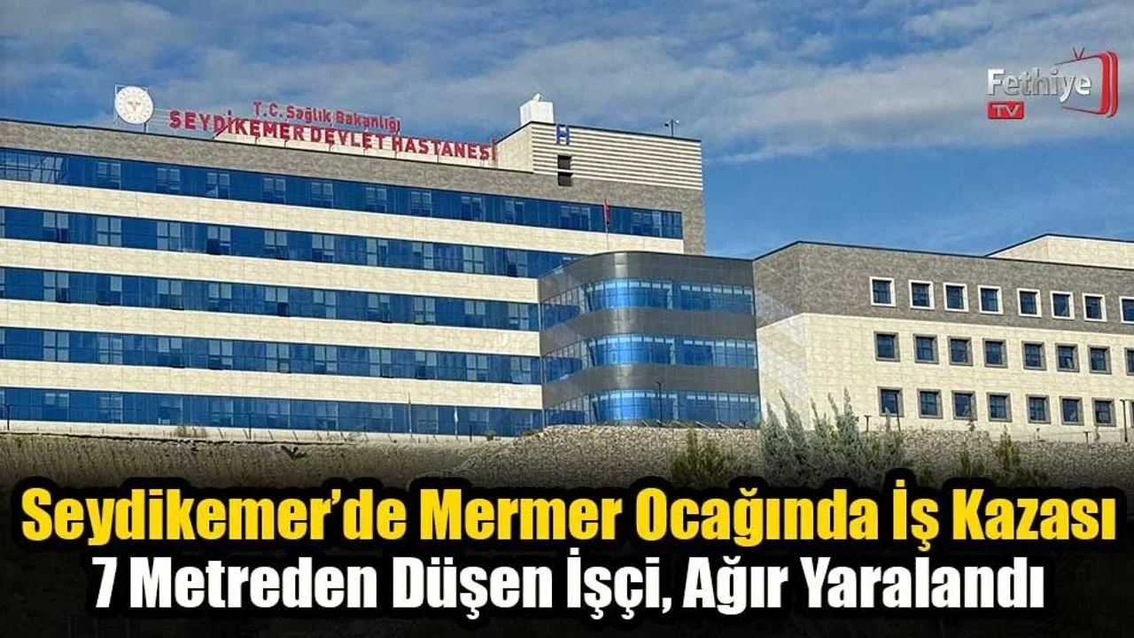 Seydikemer’de Mermer Ocağında İş Kazası