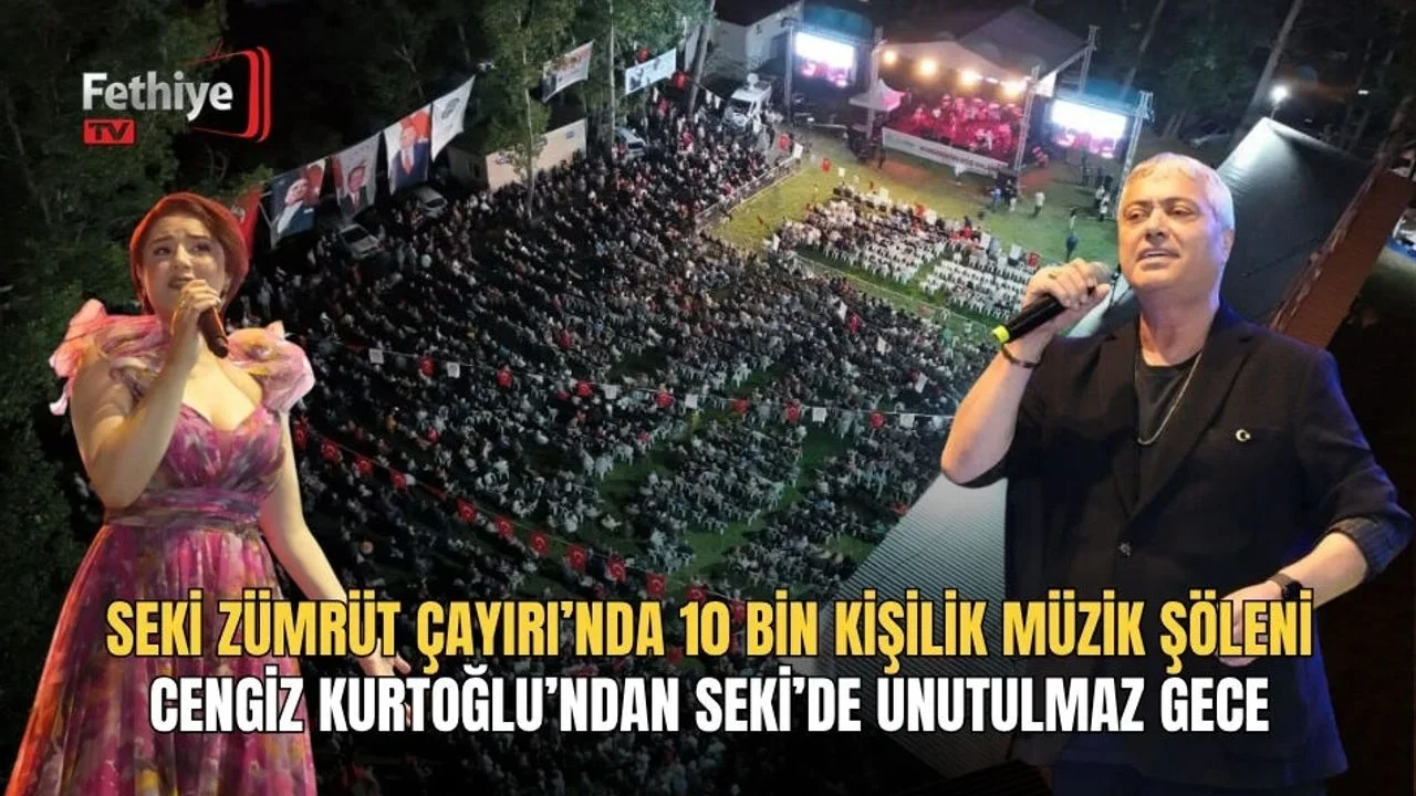 Seki Zümrüt Çayırı’nda 10 Bin Kişilik Müzik Şöleni