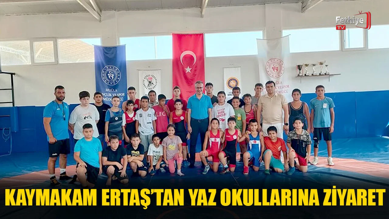 Kaymakam Ertaş’tan Yaz Okullarına Ziyaret