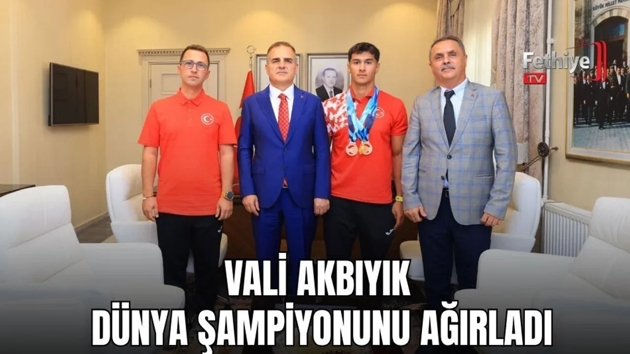 Vali Akbıyık Dünya Şampiyonunu Ağırladı