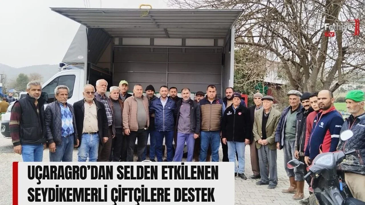 Uçaragro’dan Selden Etkilenen Seydikemerli Çiftçilere Destek