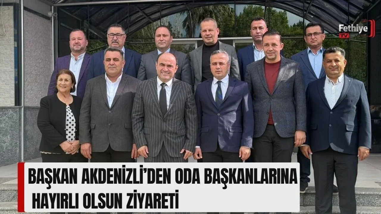 Başkan Akdenizli’den Oda Başkanlarına Hayırlı Olsun Ziyareti