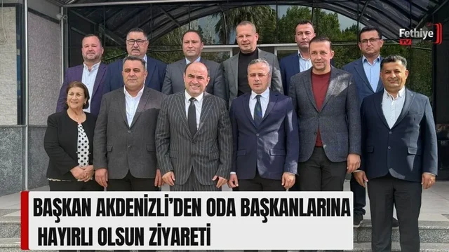Başkan Akdenizli’den Oda Başkanlarına Hayırlı Olsun Ziyareti