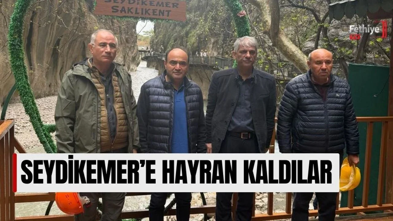 Başkan Akdenizli’nin Misafirlerinden Seydikemer’e Övgü