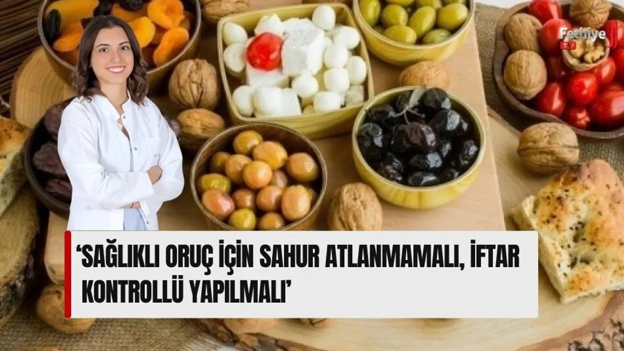 Diyetisyen Ramazan ayında iftar ve sahurda doğru beslenme önerilerini anlatıyor.