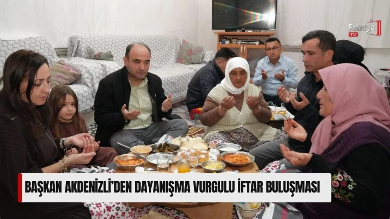 Başkan Akdenizli’den Personeline Anlamlı İftar Ziyareti
