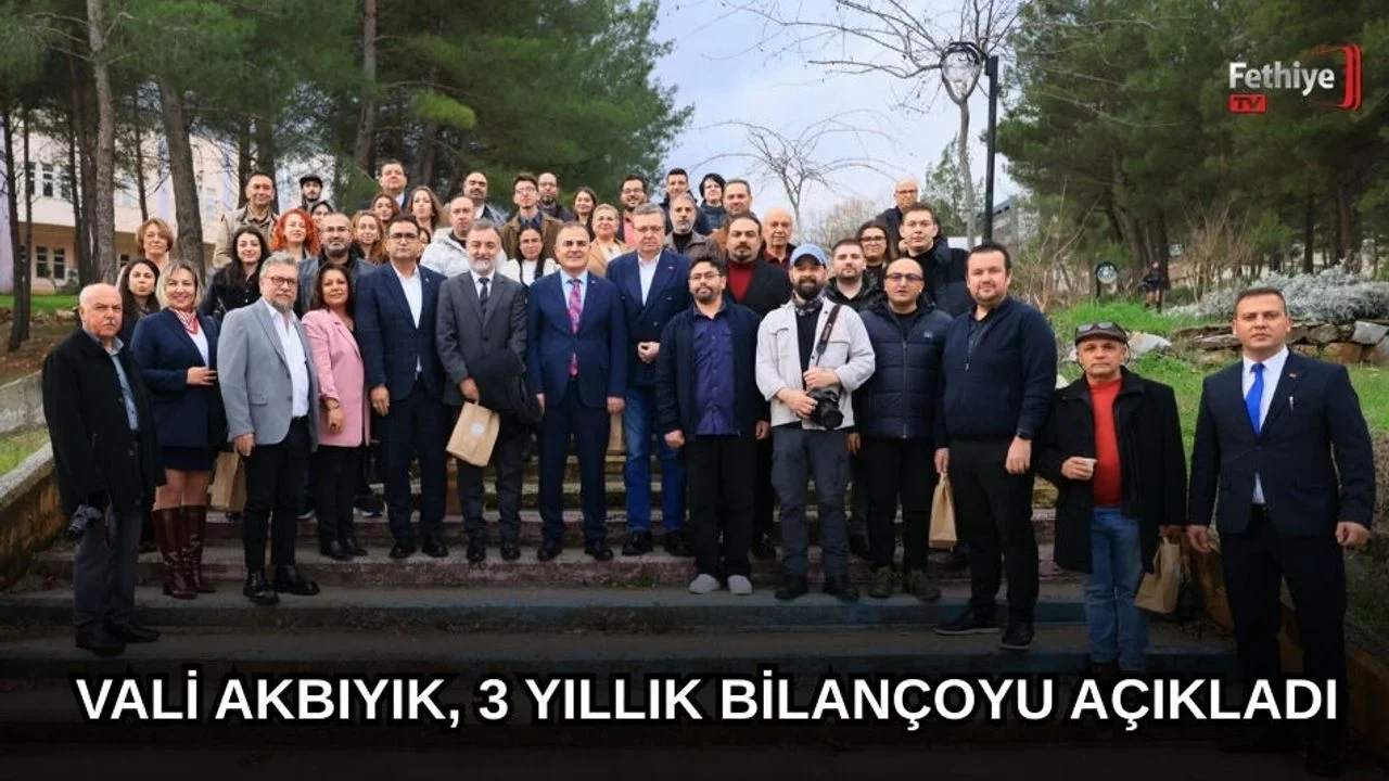 Vali Akbıyık, 3 Yıllık Bilançoyu Açıkladı