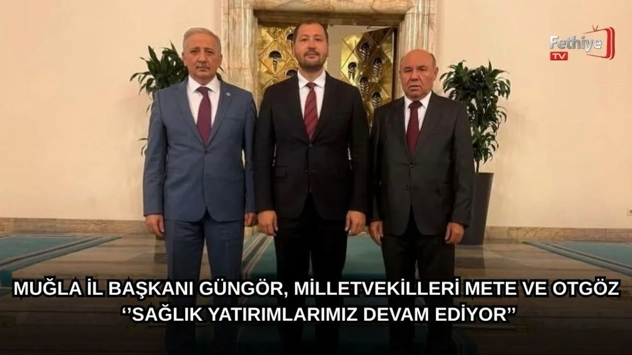AK Parti Muğla İl Başkanı ve milletvekilleri hastane yatırımları hakkında yazılı basın açıklaması yaptı.