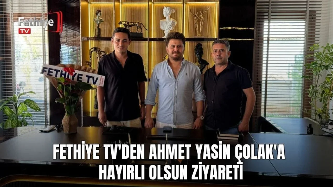 Fethiye TV ekibi, Myra Yapı İnşaat sahibi Ahmet Yasin Çolak'ı yeni ofisinde ziyaret etti.