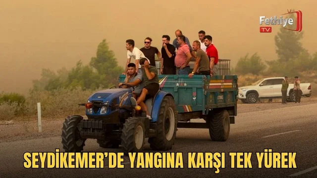 Vatandaşlar, Yangına Seferber Oldu