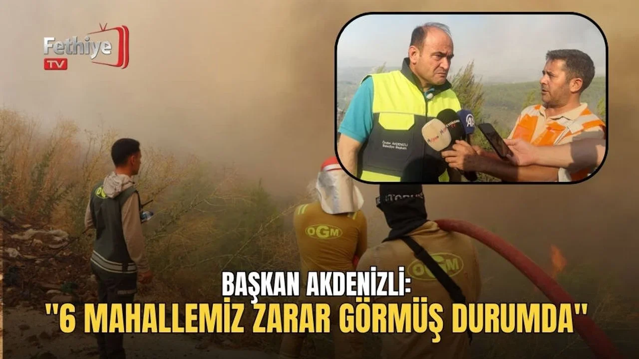 Başkan Akdenizli: "6 Mahallemiz Zarar Görmüş Durumda"