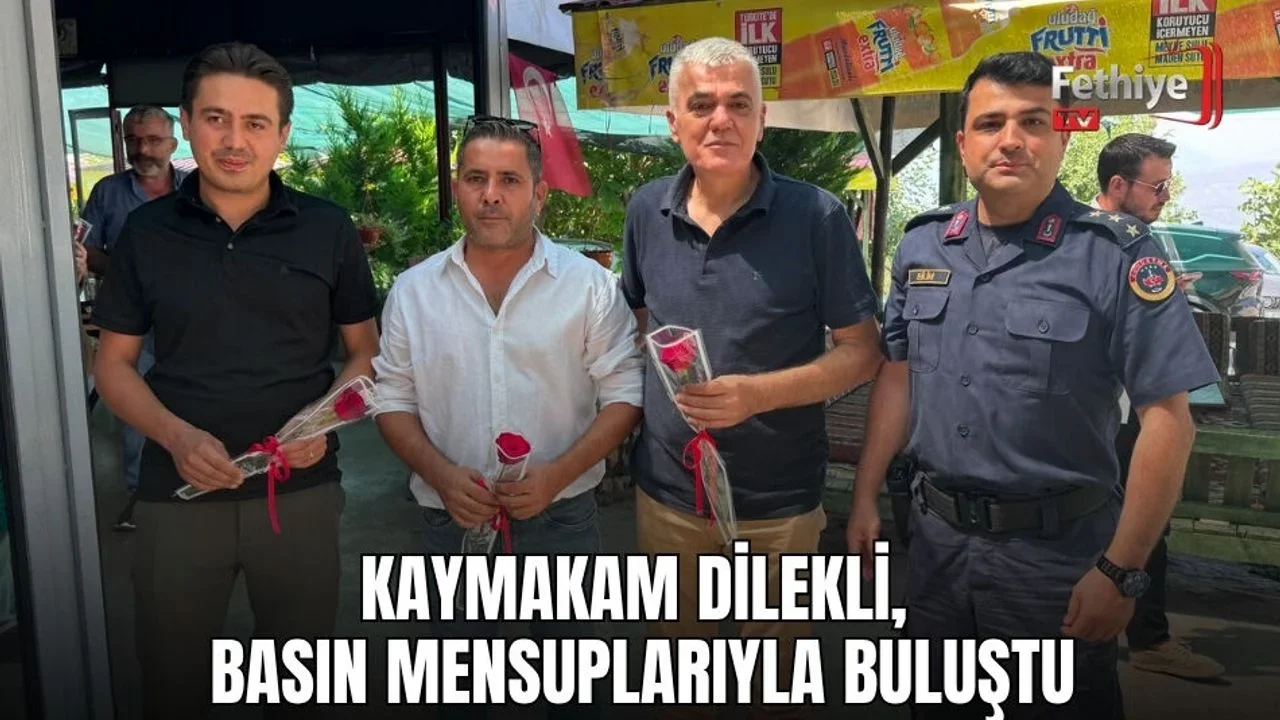 Kaymakam Dilekli, Basın Mensuplarıyla Buluştu