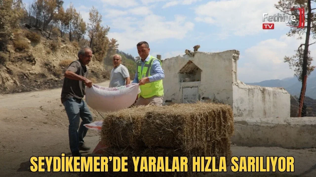 Seydikemer’de Yaralar Hızla Sarılıyor