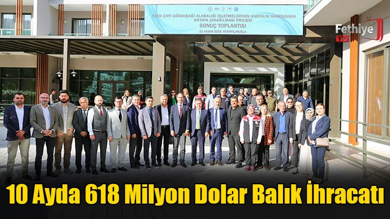 10 Ayda 618 Milyon Dolar Balık İhracatı