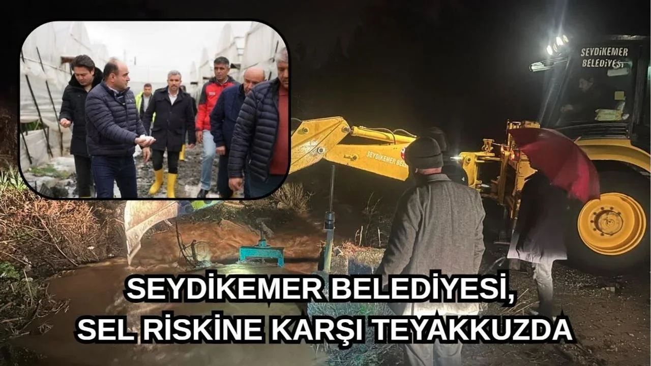 Seydikemer Belediyesi, Sel Riskine Karşı Teyakkuzda