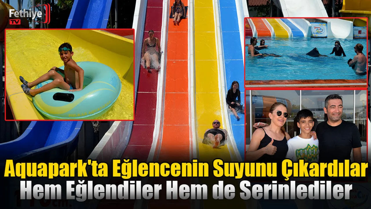 Aquapark'ta Eğlencenin Suyunu Çıkardılar