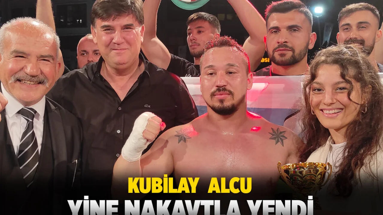 Şampiyon Boksör Alcu,  Yine Nakavt Etti