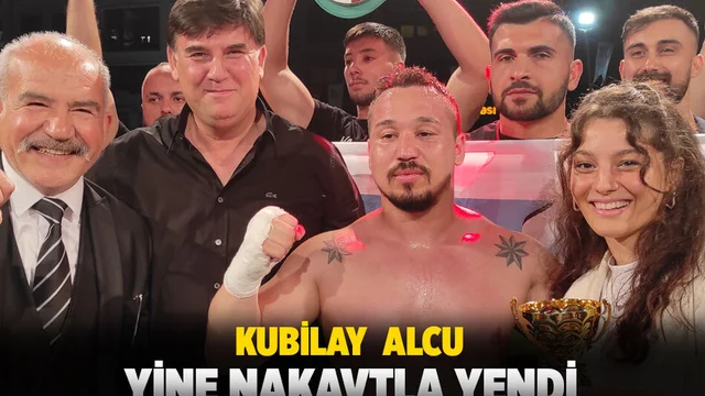 Şampiyon Boksör Alcu,  Yine Nakavt Etti