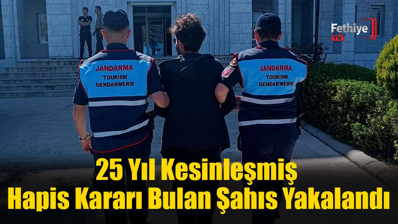 25 Yıl Kesinleşmiş Hapis Kararı Bulan Şahıs Yakalandı