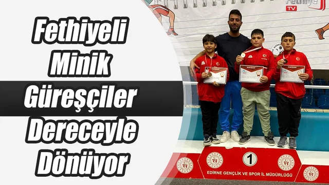 Fethiyeli Minik Güreşçiler Dereceyle Dönüyor