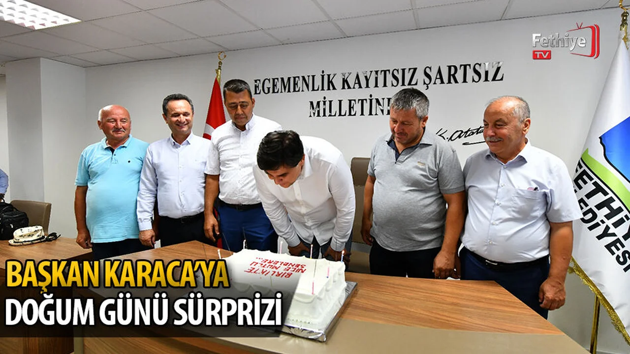 Başkan Karaca’ya Doğum Günü Sürprizi