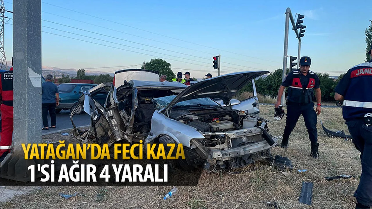 Yatağan'da Feci Kaza: 1'si Ağır 4 Yaralı