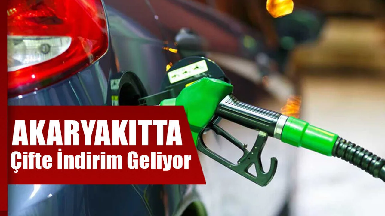 Akaryakıtta Çifte İndirim Geliyor