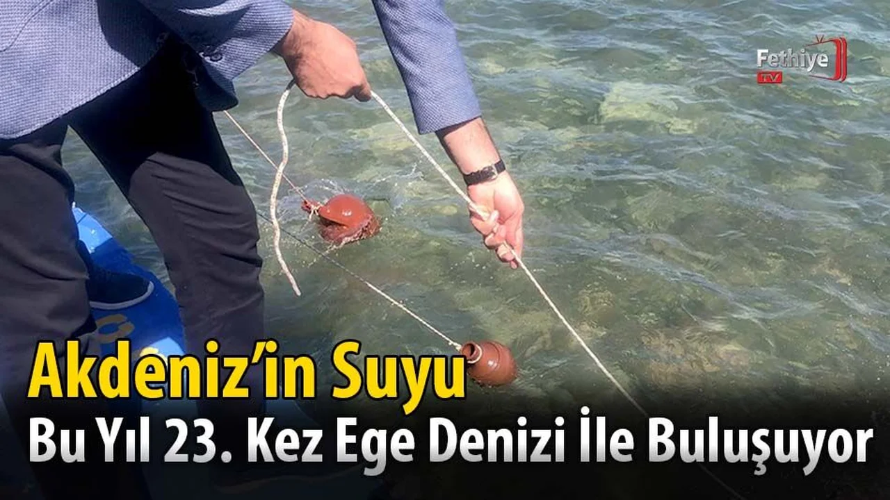 Akdeniz’in Suyu Bu Yıl 23. Kez Ege Denizi İle Buluşuyor