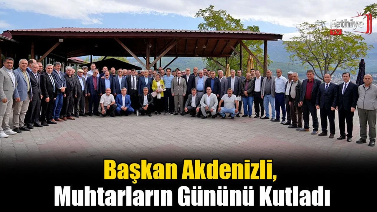 Başkan Akdenizli, Muhtarların Gününü Kutladı