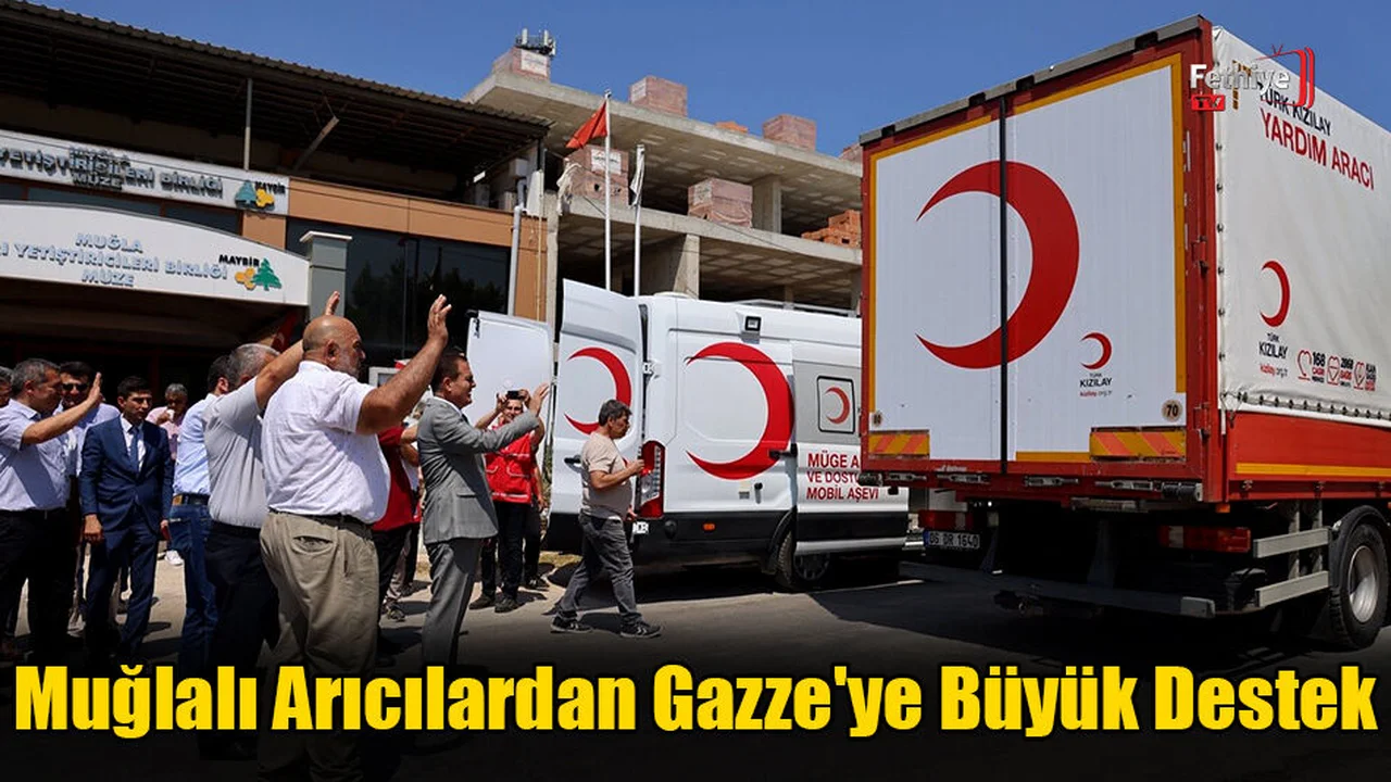 Muğlalı Arıcılardan Gazze'ye Büyük Destek
