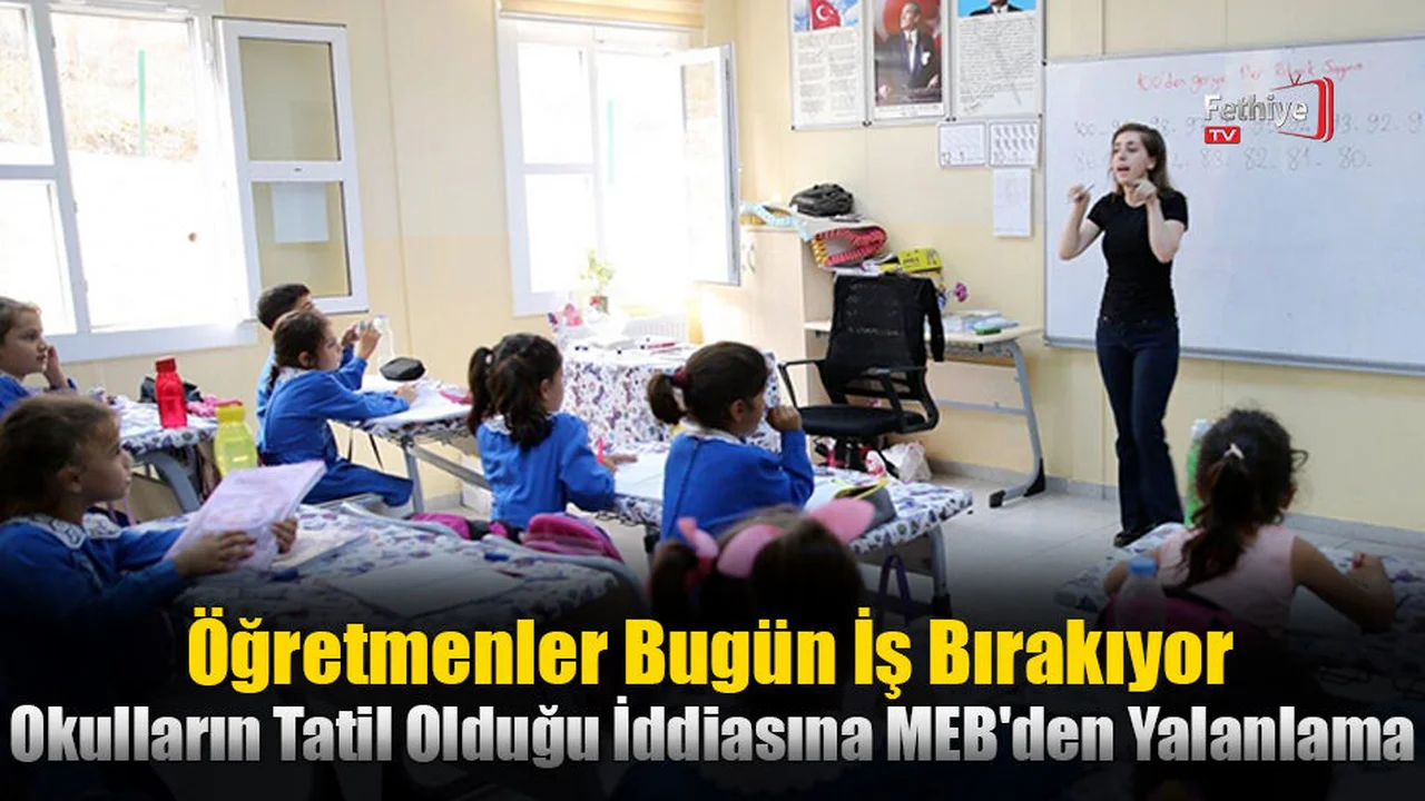 Öğretmenler Bugün İş Bırakıyor