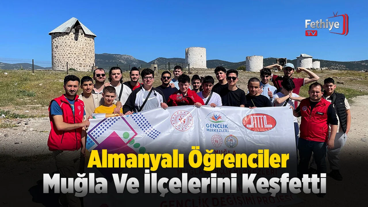Almanyalı Öğrenciler Muğla'yı Keşfetti