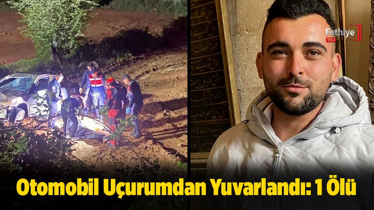 Otomobil Uçurumdan Yuvarlandı: 1 Ölü