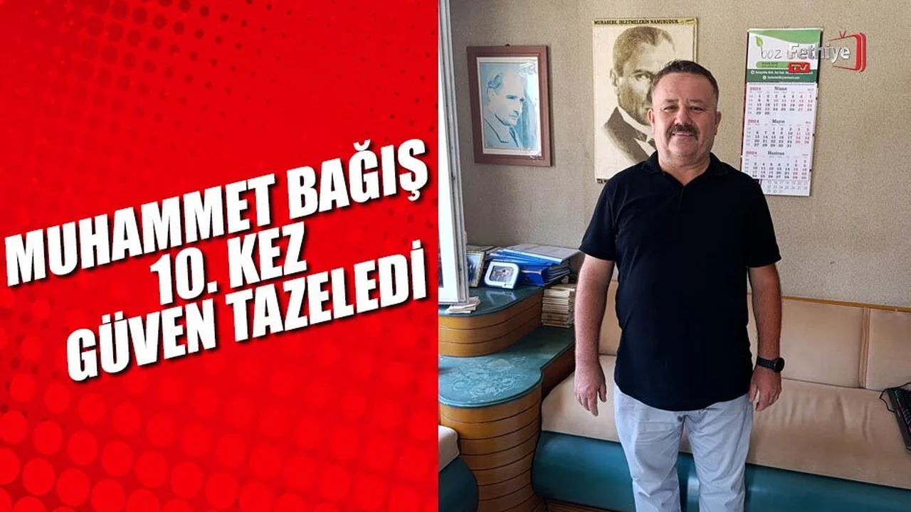 Muhammet Bağış 10. Kez Güven Tazeledi