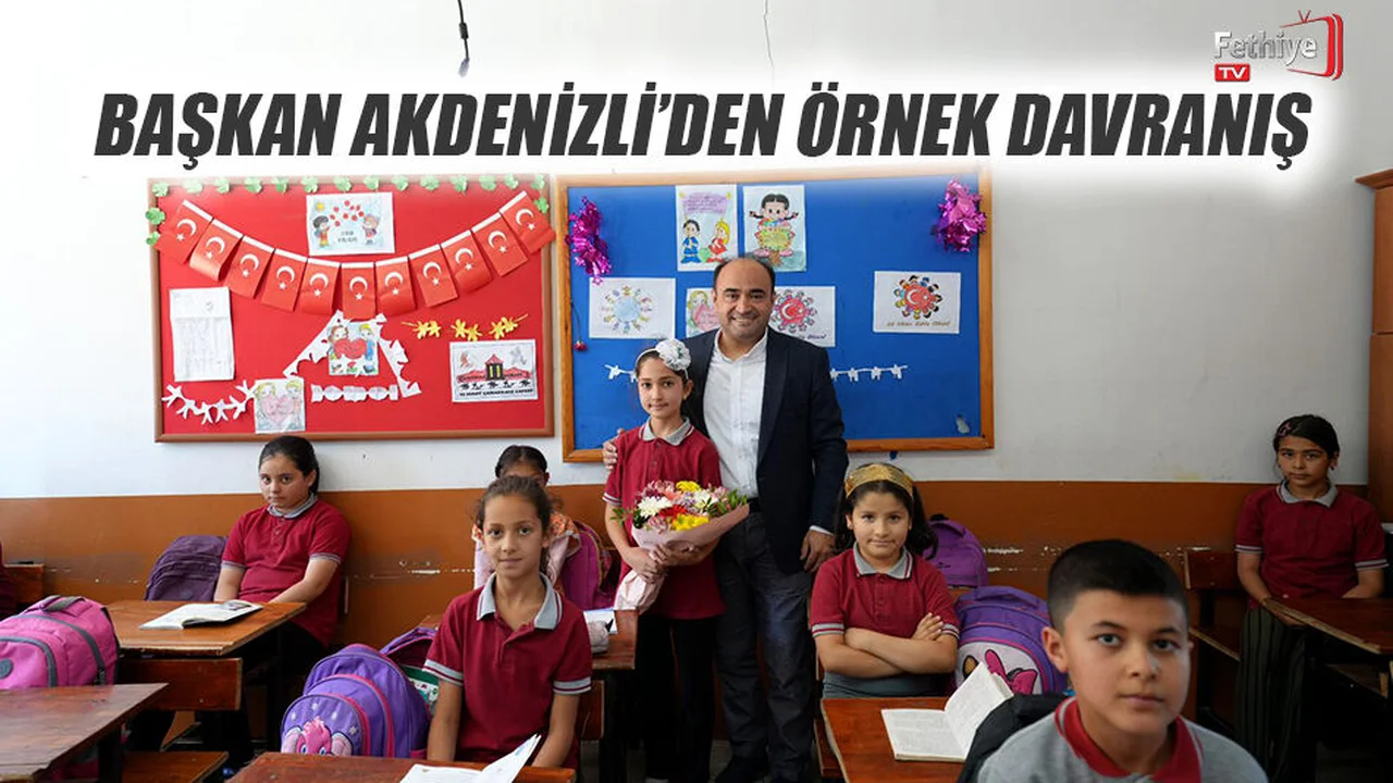 Başkan Akdenizli’den Örnek Davranış