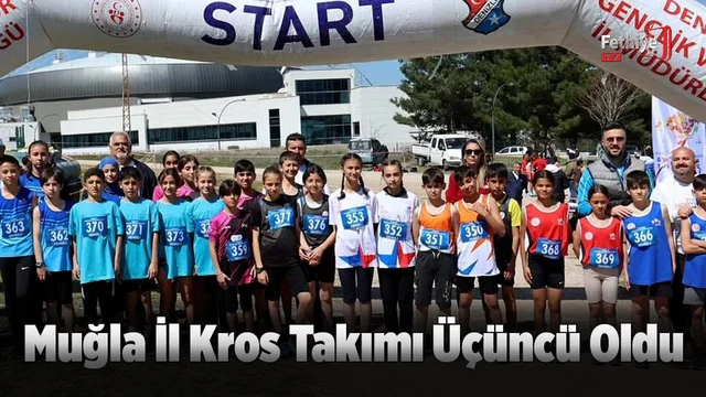 Muğla İl Kros Takımı Üçüncülük Elde Etti