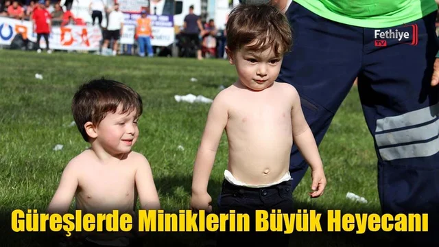 Güreşlerde Miniklerin Büyük Heyecanı