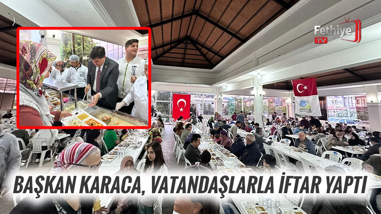 Başkan Karaca, Vatandaşlarla İftar Yaptı