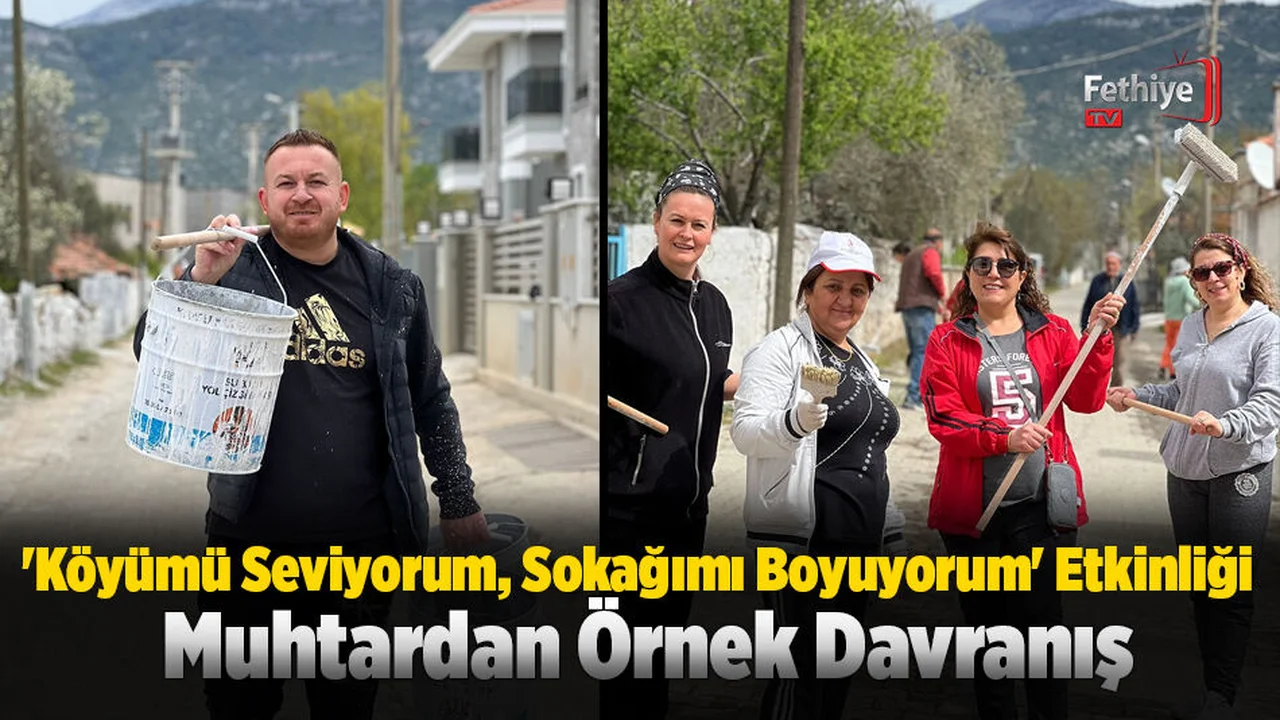 'Köyümü Seviyorum, Sokağımı Boyuyorum' Etkinliği