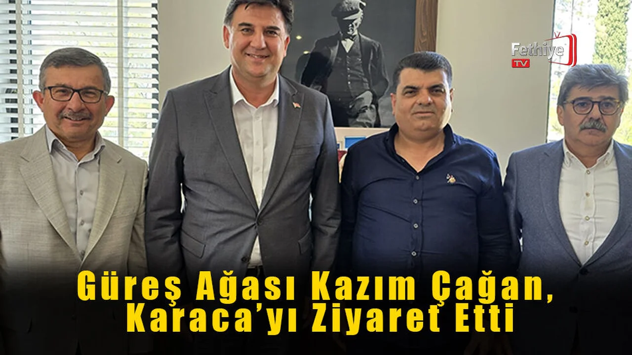 Güreş Ağası Kazım Çağan, Karaca’yı Ziyaret Etti