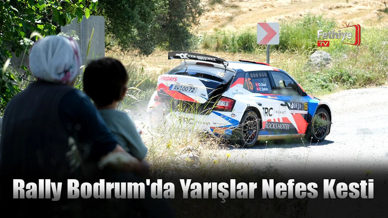 Rally Bodrum'da Yarışlar Nefes Kesti