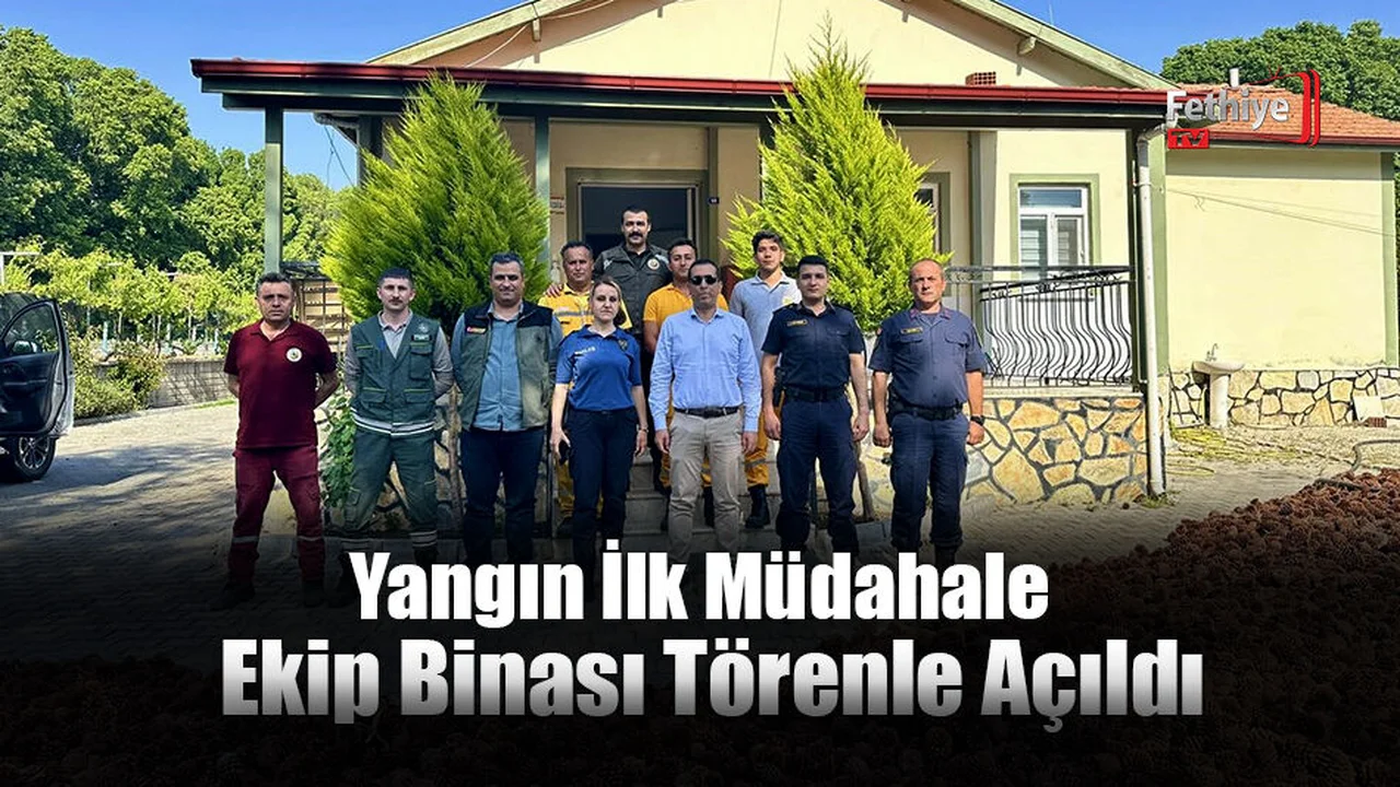 Yangın İlk Müdahale Ekip Binası Törenle Açıldı