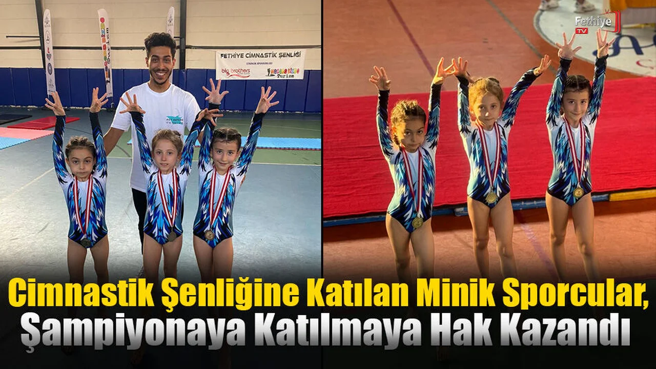 Minik Sporcular, Şampiyonaya Katılmaya Hak Kazandı