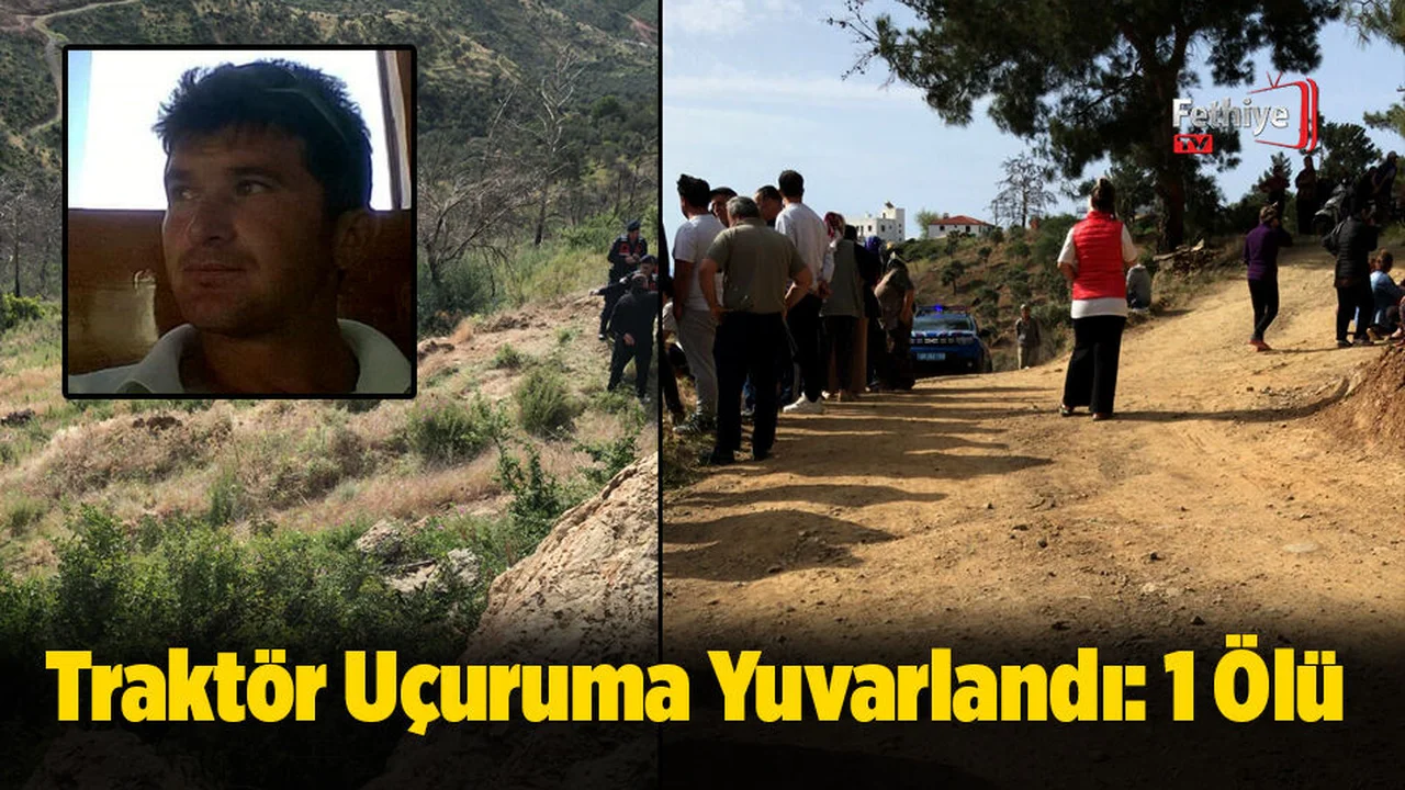 Traktör Uçuruma Yuvarlandı: 1 Ölü