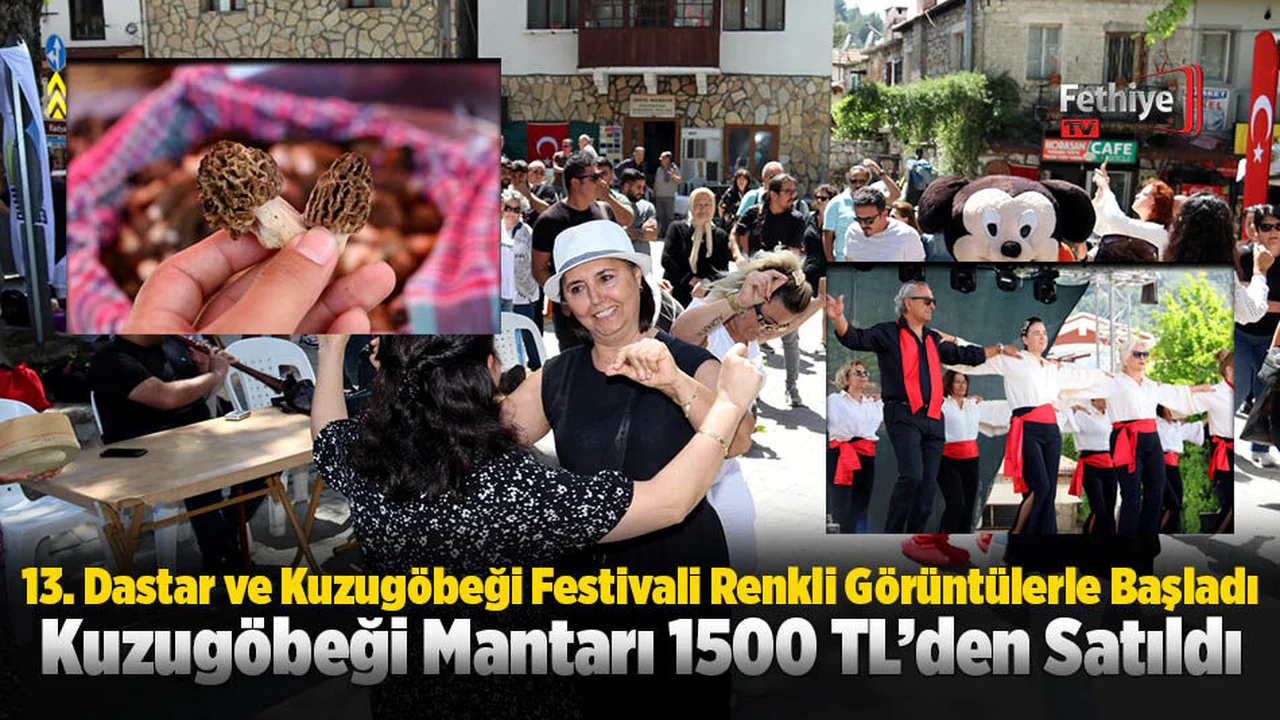 13. Dastar ve Kuzugöbeği Festivali Renkli Görüntülerle Başladı