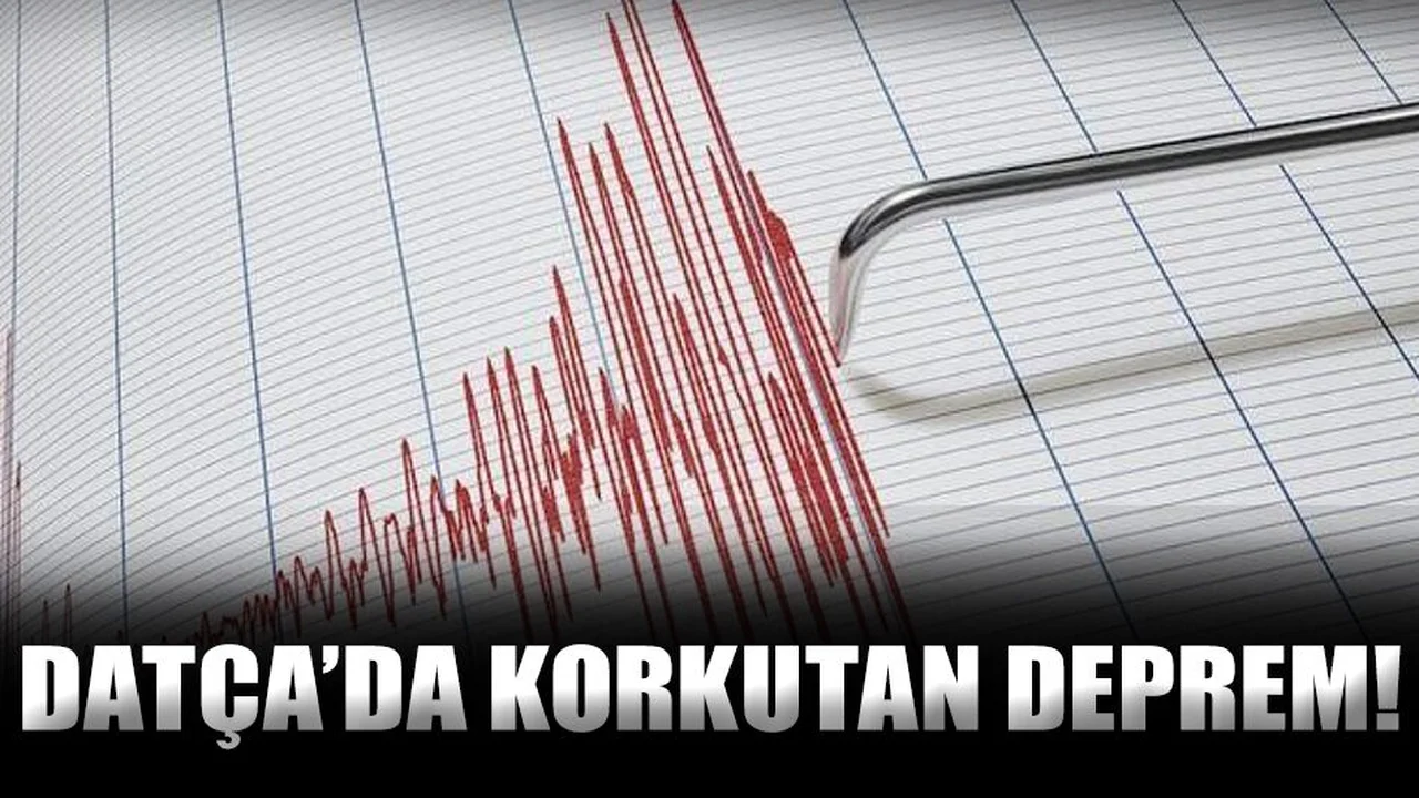 Datça'da Korkutan Deprem