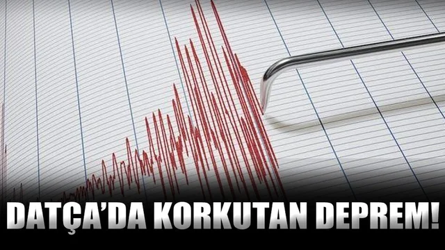 Datça'da Korkutan Deprem