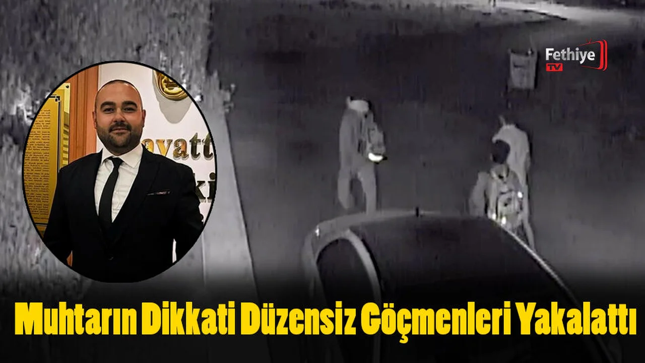 Muhtarın Dikkati Düzensiz Göçmenleri Yakalattı