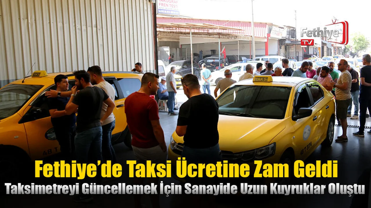 Taksimetreyi Güncellemek İçin Sanayide Uzun Kuyruklar Oluştu