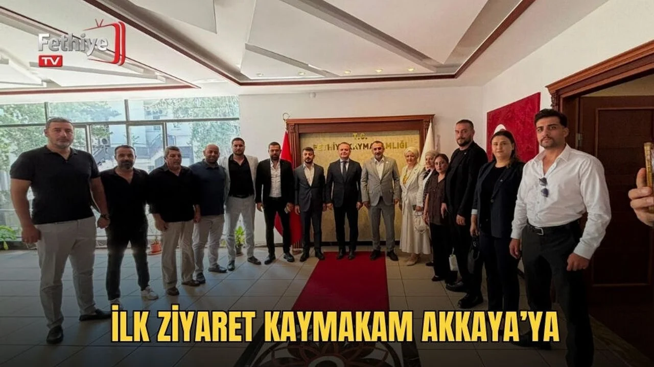 İlk Ziyaret Kaymakam Akkaya’ya